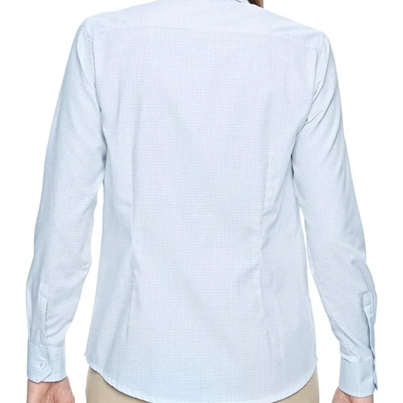 Classic Light Blue Women's Button-Down Shirt - Picture 2 of 4